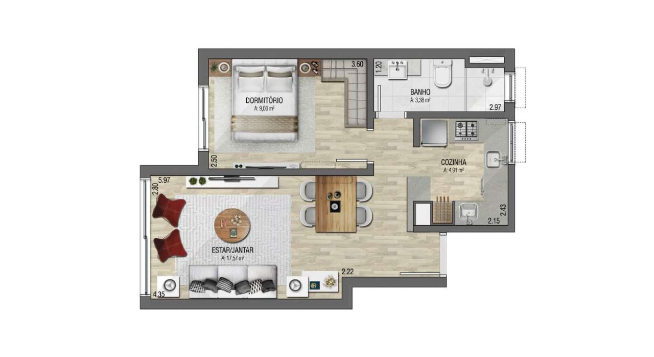 Apartamento Menino Deus Porto Alegre